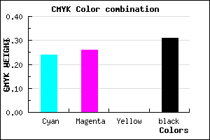 #8582B0 color CMYK mixer