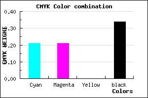 #8584A8 color CMYK mixer