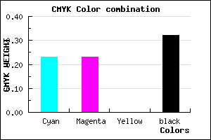 #8585AD color CMYK mixer