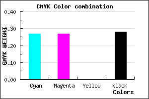 #8585B7 color CMYK mixer