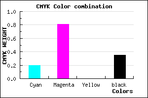 #8520A6 color CMYK mixer