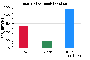 rgb background color #852CEE mixer