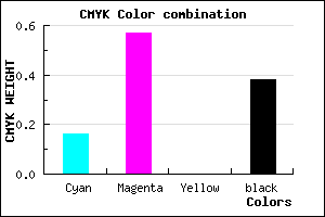 #85449E color CMYK mixer