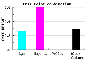 #8548B4 color CMYK mixer