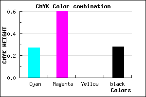 #8549B7 color CMYK mixer
