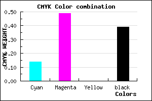 #854F9B color CMYK mixer