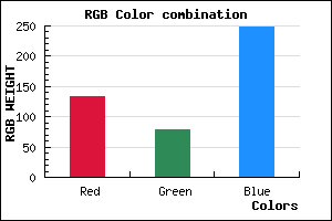 rgb background color #854FF9 mixer
