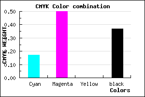 #8550A0 color CMYK mixer