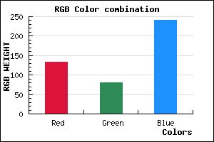 rgb background color #8550F0 mixer