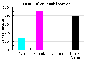 #85559B color CMYK mixer