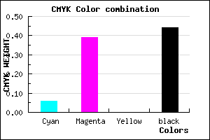 #85568E color CMYK mixer