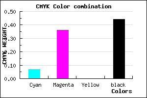 #855B8F color CMYK mixer