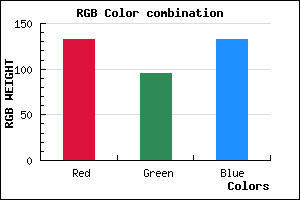 rgb background color #855F85 mixer