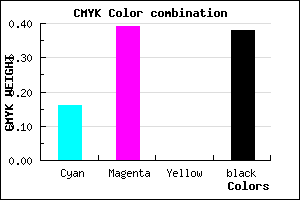 #85619F color CMYK mixer