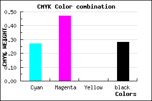 #8561B7 color CMYK mixer
