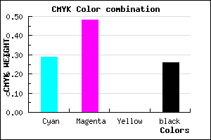 #8562BC color CMYK mixer