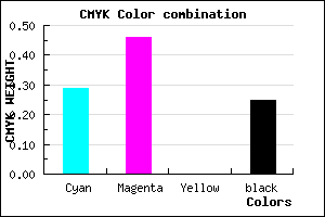#8666BE color CMYK mixer