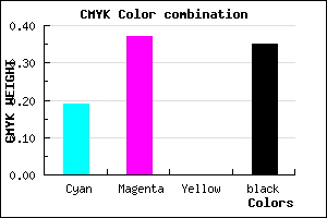 #8668A6 color CMYK mixer