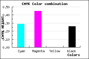 #8668BC color CMYK mixer