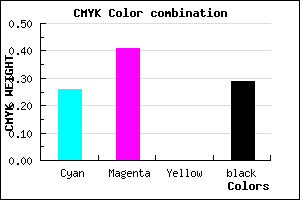 #866AB4 color CMYK mixer