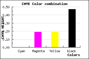 #866C6C color CMYK mixer