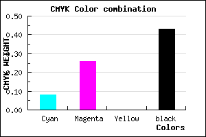 #866C91 color CMYK mixer