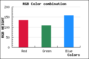 rgb background color #866C9D mixer