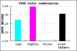 #866CB0 color CMYK mixer