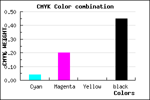 #866F8B color CMYK mixer