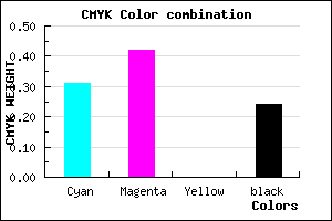 #866FC1 color CMYK mixer