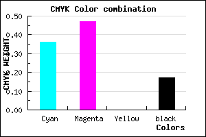 #866FD3 color CMYK mixer