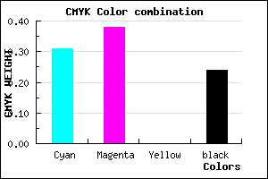 #8677C1 color CMYK mixer