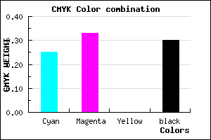 #8678B2 color CMYK mixer