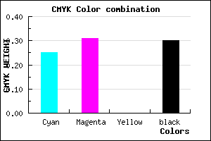 #867AB2 color CMYK mixer
