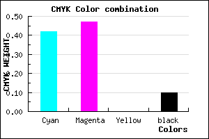 #867AE6 color CMYK mixer