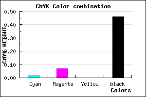 #867F89 color CMYK mixer