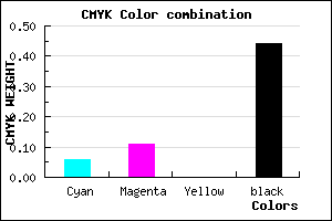 #867F8F color CMYK mixer