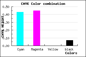 #8682EC color CMYK mixer