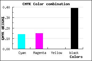 #86839B color CMYK mixer