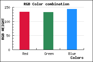 rgb background color #86858F mixer