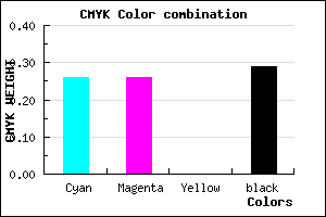 #8686B6 color CMYK mixer