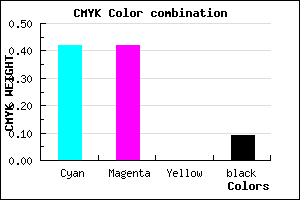 #8686E8 color CMYK mixer