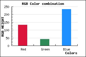 rgb background color #862AEA mixer
