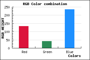 rgb background color #862AEB mixer