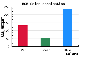 rgb background color #8636ED mixer