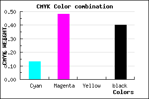#86509A color CMYK mixer