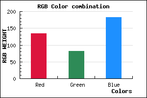rgb background color #8652B6 mixer