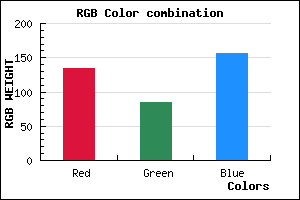 rgb background color #86549C mixer