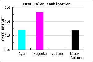 #8657BB color CMYK mixer