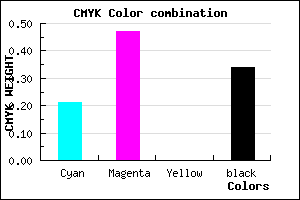 #865AA9 color CMYK mixer